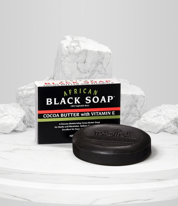 African Black Soap with Cocoa Butter